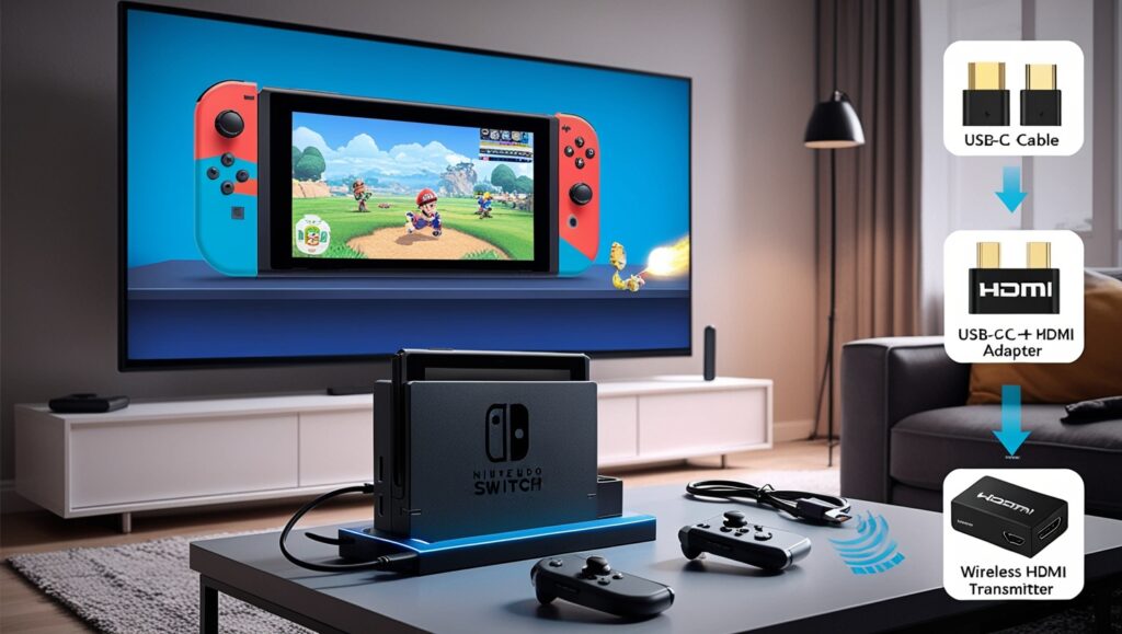how nintendo switch works on tv